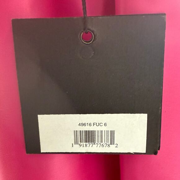 Ieena for Mac Duggal 49616 Fuchsia Pink Bow Bubble Dress Size 6 NWT - Picture 7 of 10